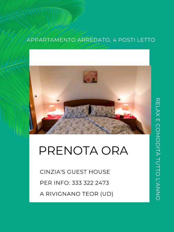 Cinzia'S Guest House, Vicino A Lignano E Udine Rivignano 外观 照片
